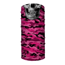 chusta wielofunkcyjna Pink Military Camo Skull